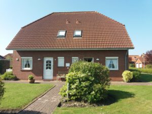 Ferienhaus Friesenlandhaus Norddeich Hausansicht front