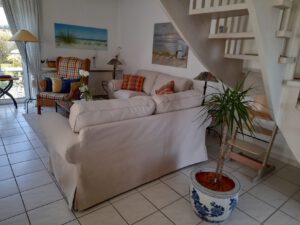 Ferienhaus A Sitzgruppe Wohnzimmer